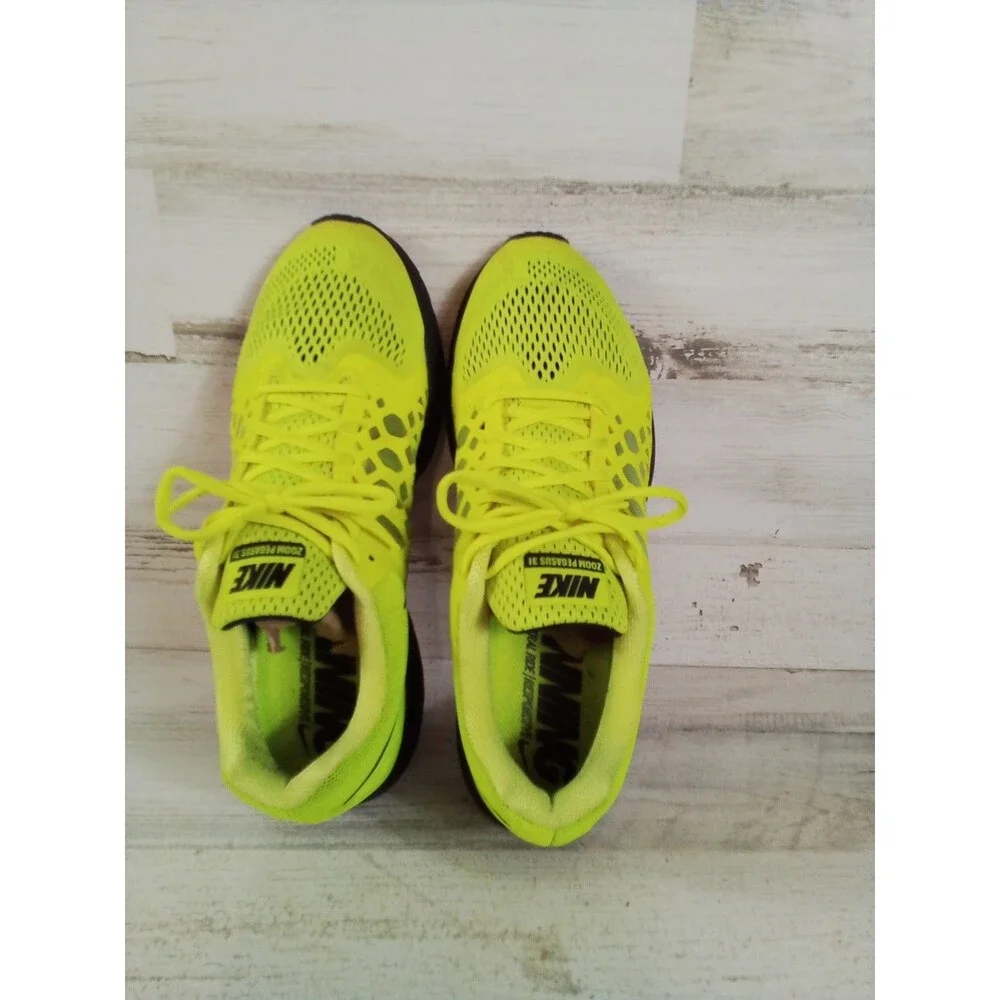 Men's Nike Zoom Pegasus 31 Neon Highlighter Shoes Size 11